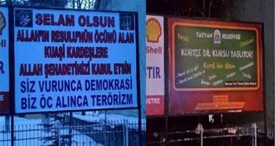 Kuaşi kardeşlere destek afişinde 1 kişi hakkında işlem başlatıldı