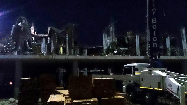 Serik’te otel inşaatında göçük oldu, 7 işçi yaralandı