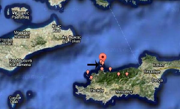 Gökova Körfezi'nde 14 metrelik yelkenli tekne battı