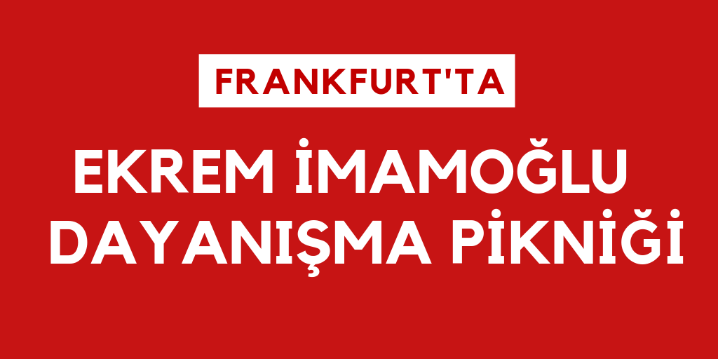 Ekrem İmamoğlu dayanışma pikniği