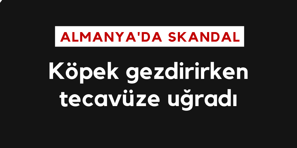 Köpek gezdirirken tecavüze uğradı