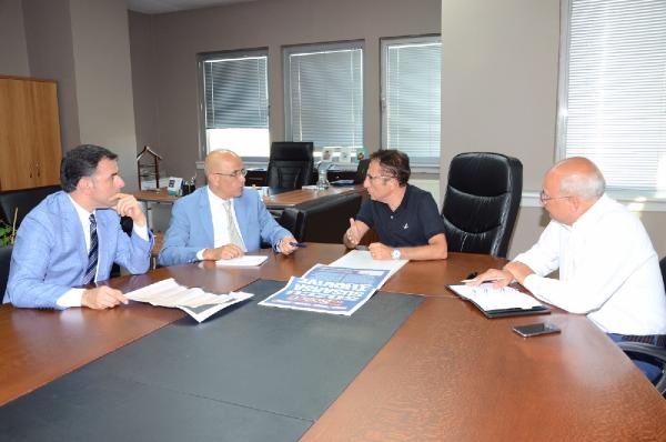 CHP heyetinin üçüncü durağı Sözcü Gazetesi...