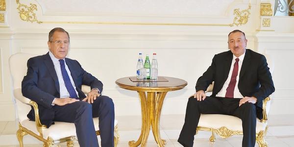 Rusya Dışişleri Bakanı Lavrov, Aliyev’le görüştü
