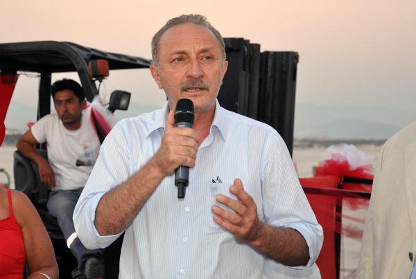 Didim'de 'Barış meşalesi' yakıldı