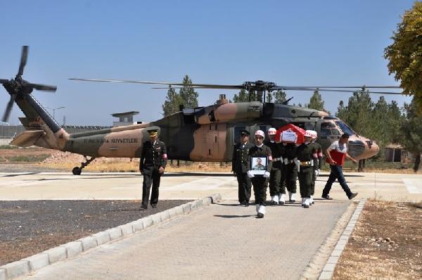 Kilis'te şehit olan Yusuf Beylem için Gaziantep'te tören (2)