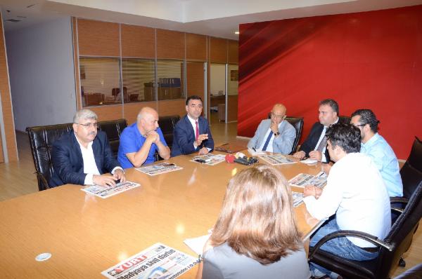 CHP Heyeti Yurt ve Birgün Gazetelerini ziyaret etti