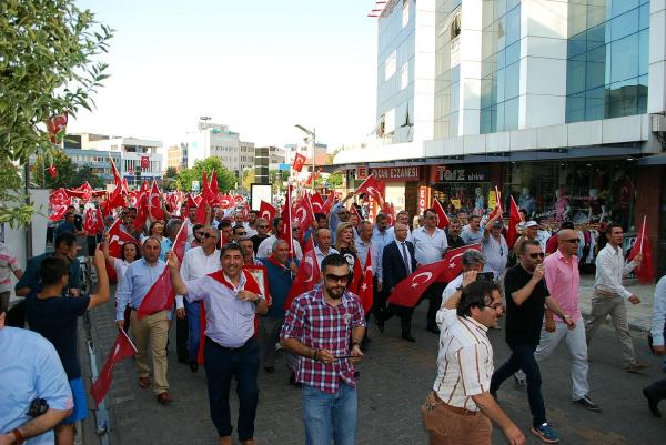 Teröre tepki yürüyüşü