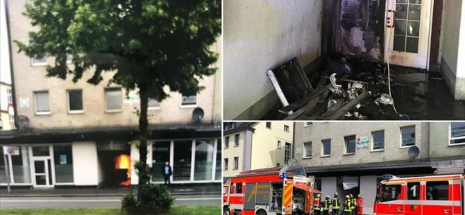 Almanya'da camiye molotof attılar