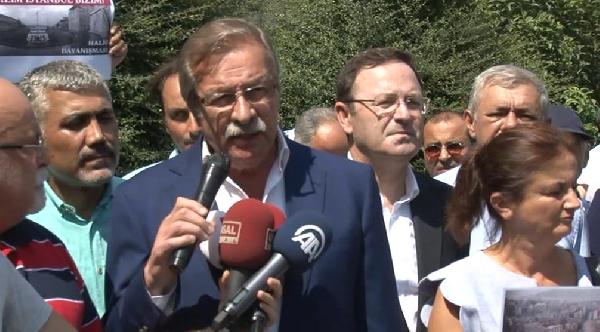 İstanbul Çevre ve Şehircilik İl Müdürlüğü önünde "HaliçPort" eylemi