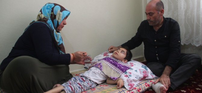 Çocukları için Almanya'dan yardım istiyor