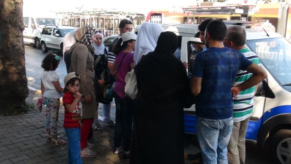 Kabataş'ta Suriyeli turistler gasp edildi