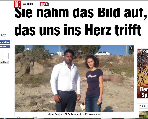 DHA Muhabiri Nilüfer Demir Alman basınında...