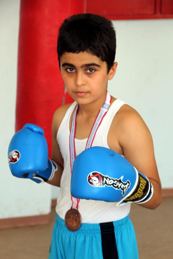 Silopili 12 yaşındaki Hamza, boksta Türkiye 3'üncüsü oldu