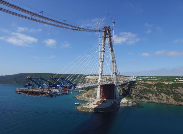 3'üncü Boğaz Köprüsü: İki yakanın birleşmesine 648 metre kaldı