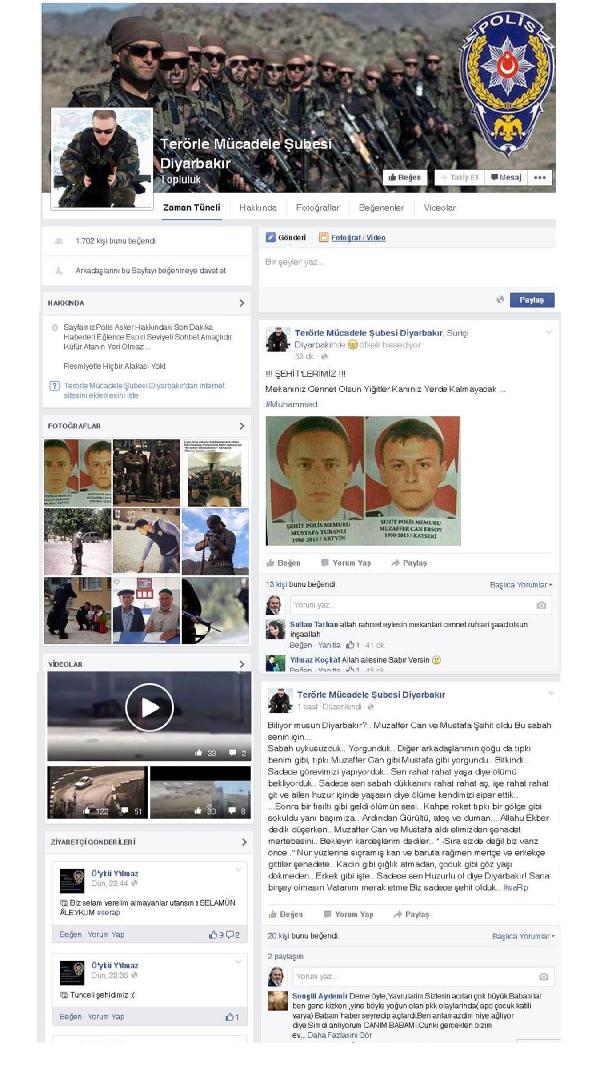Diyarbakır kent merkezinde polise roketatarlı saldırı: 2 şehit, 3 yaralı (4)