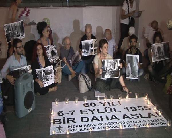 İHD'den 6-7 Eylül olaylarını protesto...