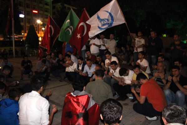 Ereğli'de Dağlıca saldırısı protesto edildi