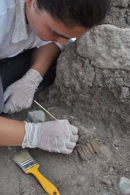 Çanakkale'de 7 bin yıl öncesine ait 7 mezar bulundu