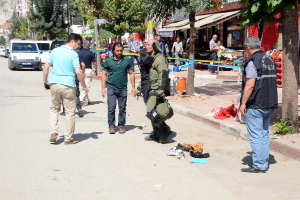 Tokat'ta şüpheli çanta fünyeyle patlatıldı