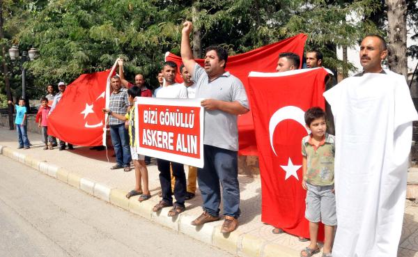 Adıyaman’da esnaf gönüllü askerlik başvurusu yaptı