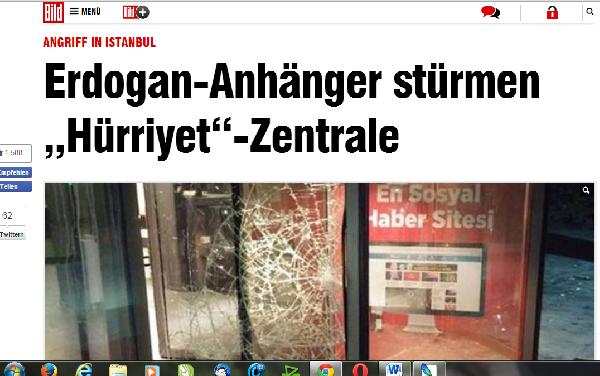 Hürriyet’e yapılan saldırı Alman basınında