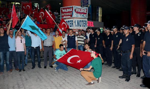 Kahramanmaraş'ta Dağlıca protestosu