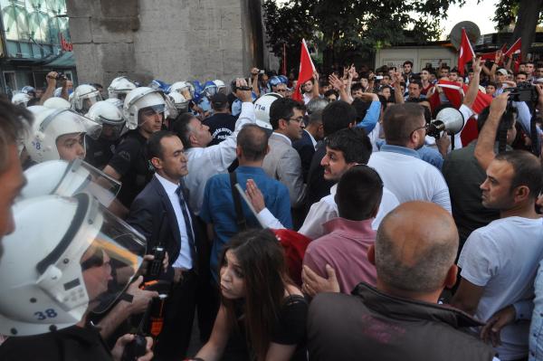 Kayseri'de  PKK terörü protesto edildi
