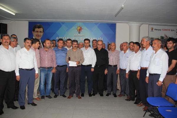 Adıyaman'da AK Parti'den Dağlıca protestosu