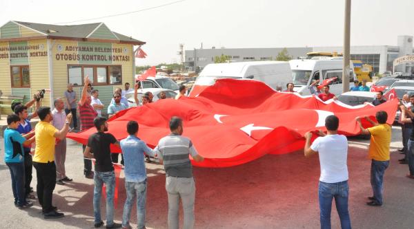 Adıyaman’da teröre tepki konvoyu