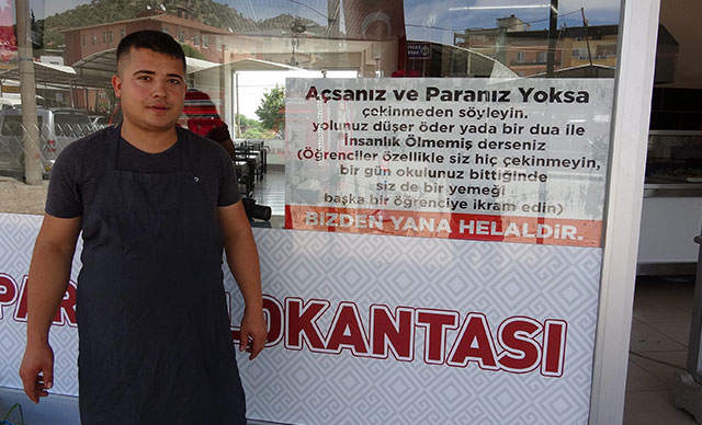 Bu lokantada hesap sorulmuyor