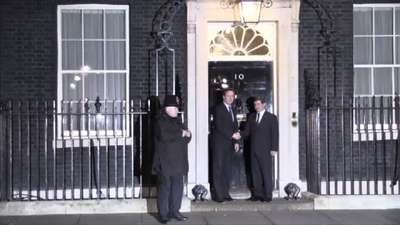Davutoğlu - Cameron görüşmesi başladı