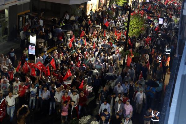 Samsun'da teröre tepki yürüyüşü