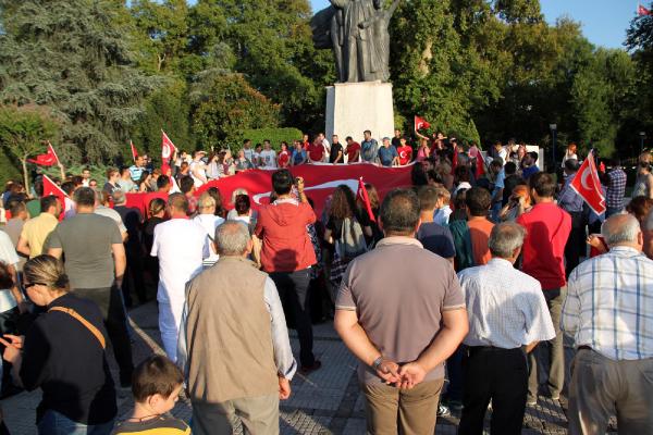 Zonguldak'ta teröre tepki yürüyüşü (3)