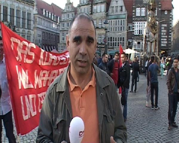 HDP'ye saldırı, PKK'ya operasyonlar Bremen'de protesto edildi...
