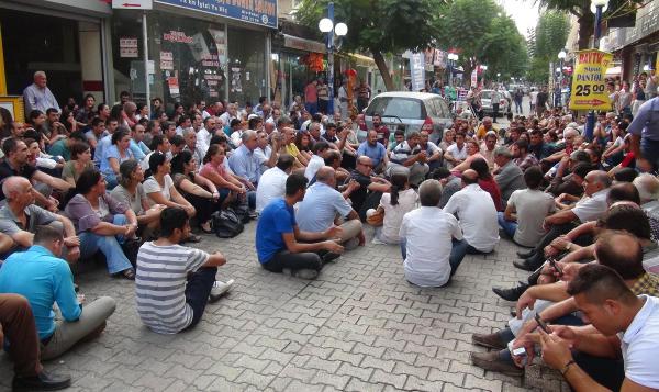 Mersin'de Cizre için oturma eylemi