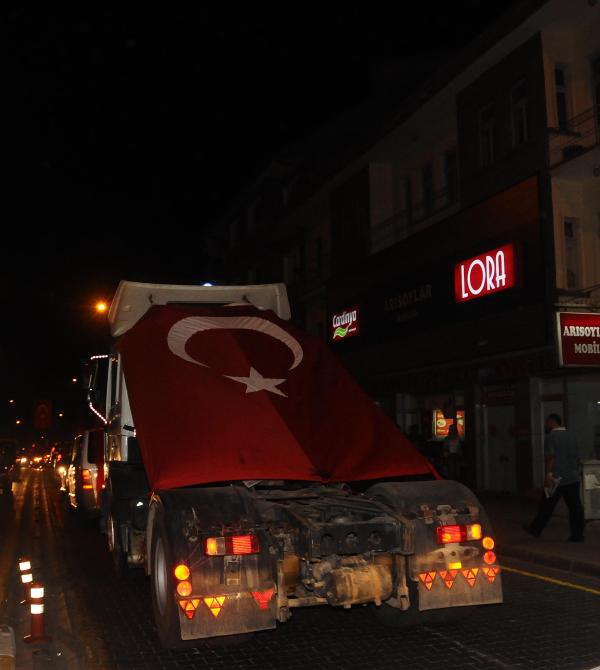 Nevşehir'de 'teröre lanet' konvoyu düzenlendi