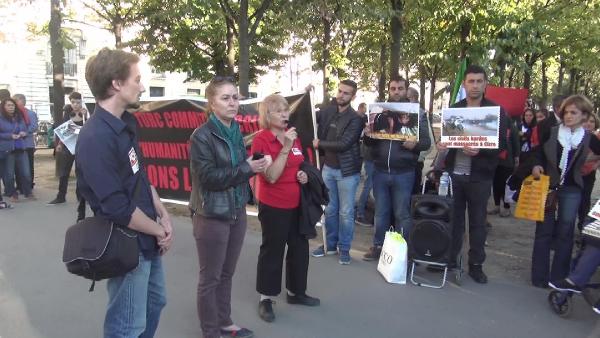 Paris'te 'Türkiye' protestosu...