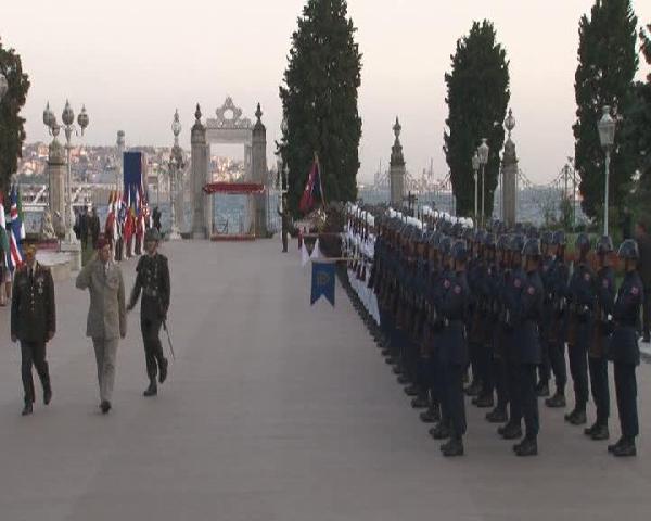 NATO Konferansı'na katılacak Genelkurmay Başkanları için karşılama töreni...