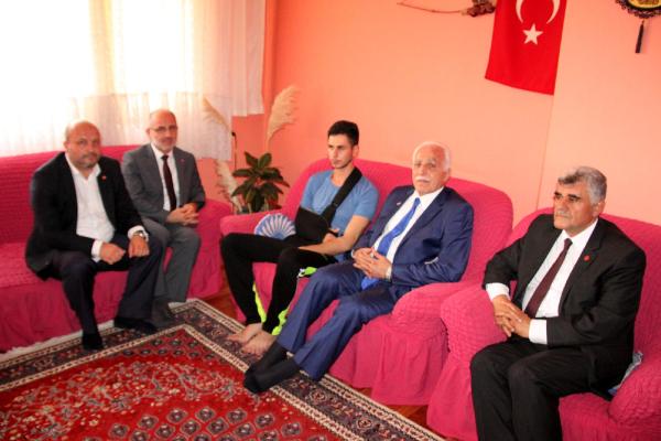 Kamalak'tan terör saldırısında yaralanan Uzman Çavuş'a ziyaret