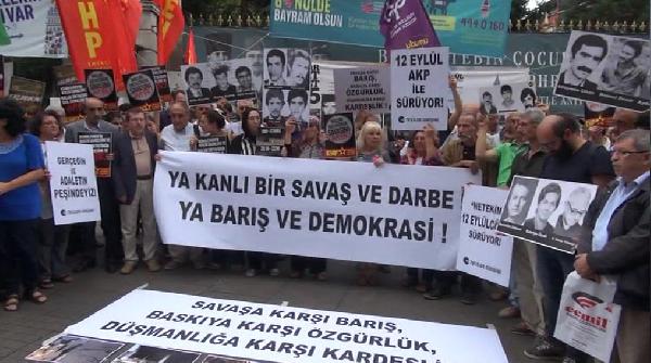 12 Eylül'e  35'inci yılında protesto
