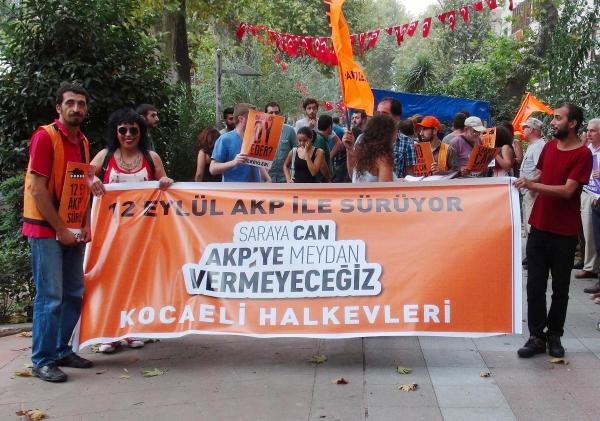 Halkevleri'nden 12 Eylül protestosu