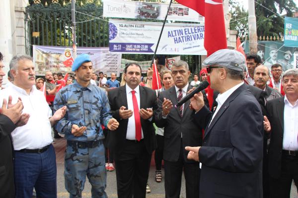 Beyoğlu'nda terör protestosu...