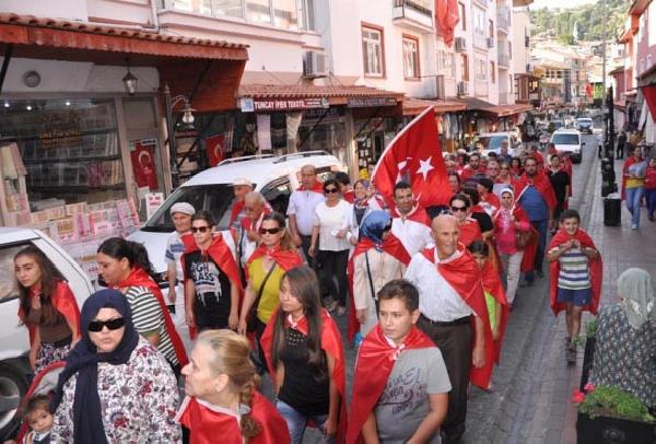 Buldan'da teröre sessiz protesto
