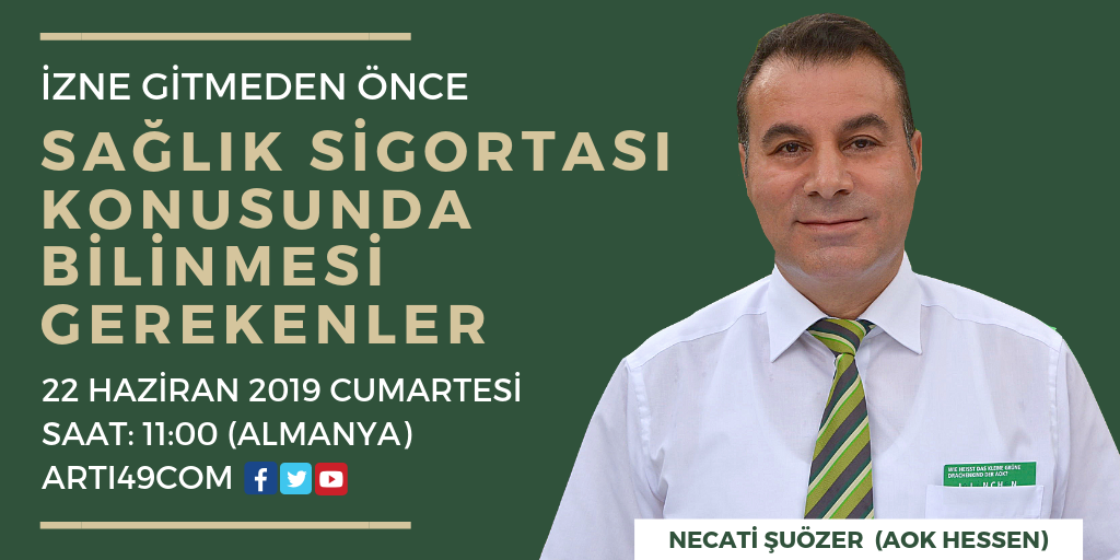 İzne gitmeden sağlık sigortasına dikkat