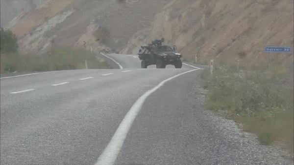 Hakkari- Van Karayolu'ndaki patlayıcı imha edildi