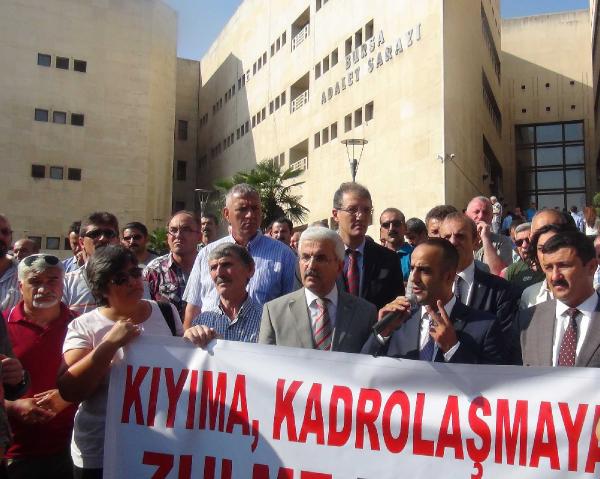 Bursa'da 'Büyük Eğitimci Yürüyüşü' yargılaması