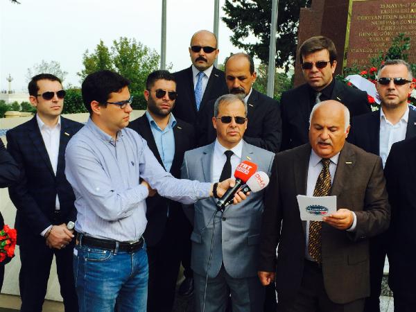 Azerbaycan'da Türk işadamlarından teröre tepki