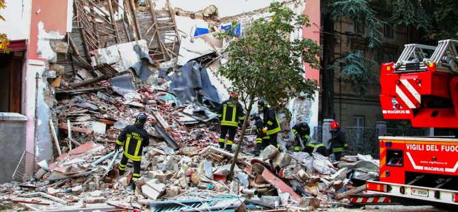 İtalya'da korkutan patlama: 3 ölü