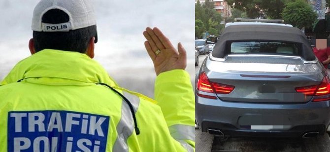 Drift yapan gurbetçiye 5 bin TL ceza