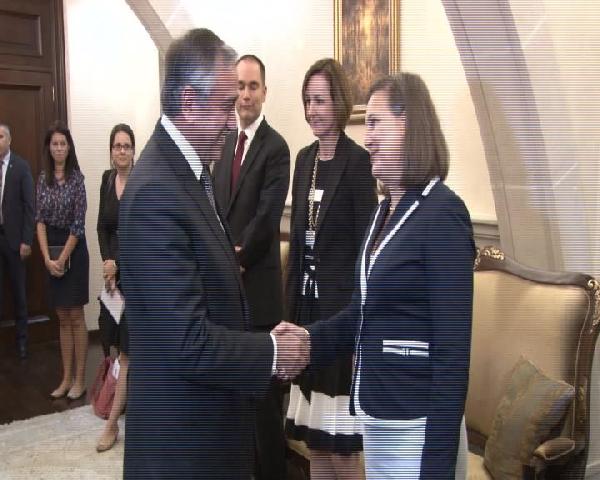 KKTC Cumhurbaşkanı Akıncı, Victoria Nuland'ı kabul etti